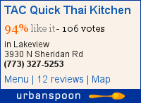 TAC Quick Thai Kitchen on Urbanspoon