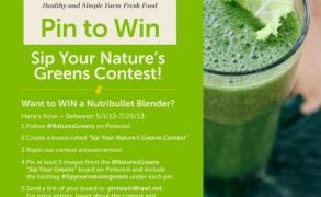 Sip Your Nature’s Greens Contest