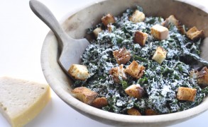 Kale Caesar Pesto Salad